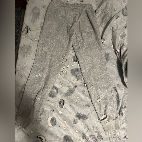 Alo Fierce Grey Sweatpants - Picture 5 of 5